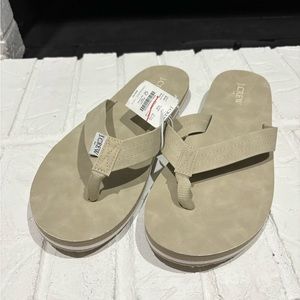 J. Crew Embroidered Flip-Flops